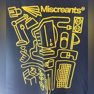 Miscreants long sleeve “Hacker Wear” t shirt in EUC